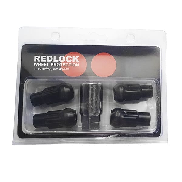 Turvamutrid Redlock M14x1.5x45 võti 19/21 - 60° koonus - Black