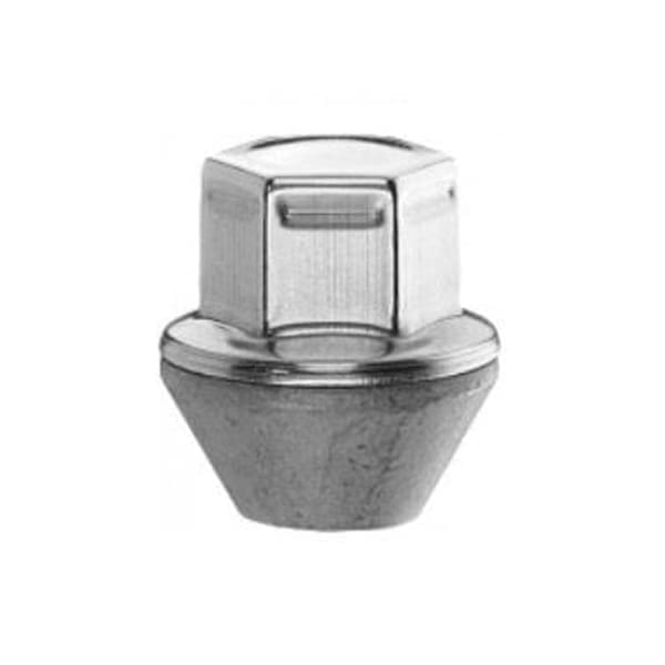 Bimecc Mutter M12x1.5 29mm - võti 19 - 60° koonus - Silver (KINNINE)