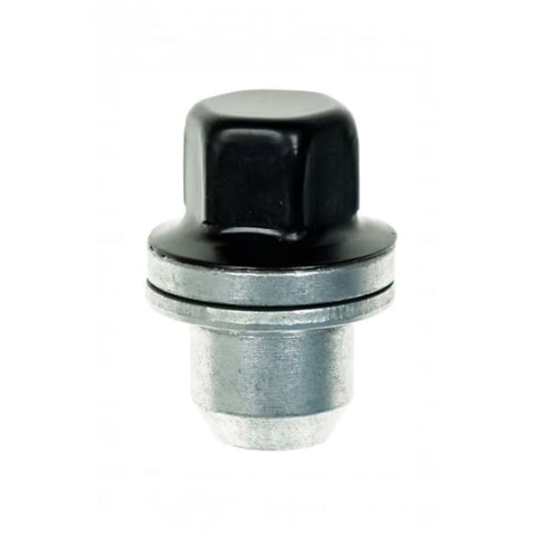 Bimecc Mutter M14x1.5 46mm - võti 22 - Flat (lapiku seibiga) - Black (KINNINE)