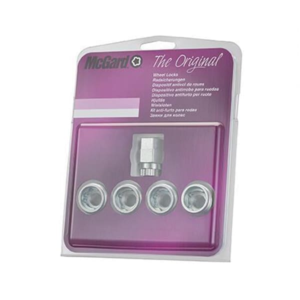 Turvamutrid McGard 1/2-UNFx19.7 võti 19/21 - 60° koonus - Silver - Avatud