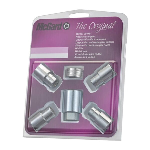 Turvamutrid McGard M12x1.5x35 võti 21 - Flat (Lapiku seibiga) - Silver